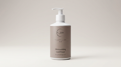 Moisturising conditioner bottle minimal packaging