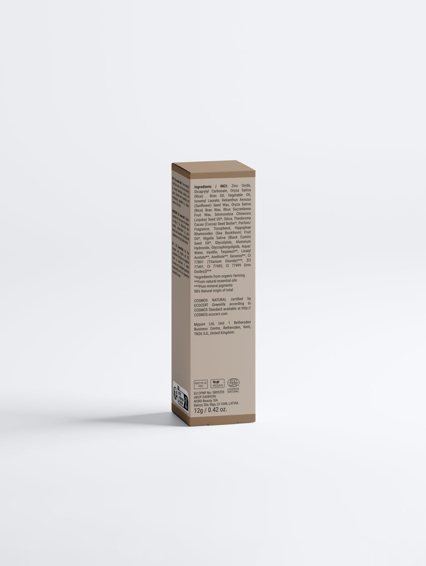 CC Cream Ceramide SPF30 Stick: DEEP