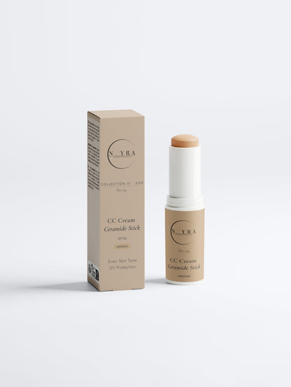Noyra Essentials CC Cream Ceramide SPF30 Stick in Medium shade