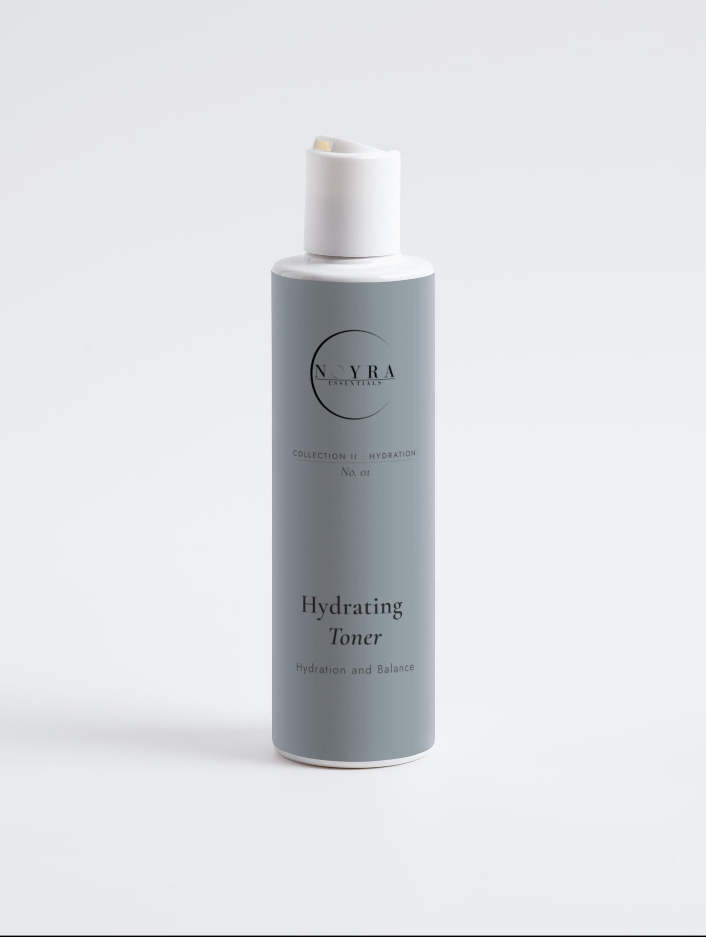 Hydrating toner bottle minimal skincare packaging